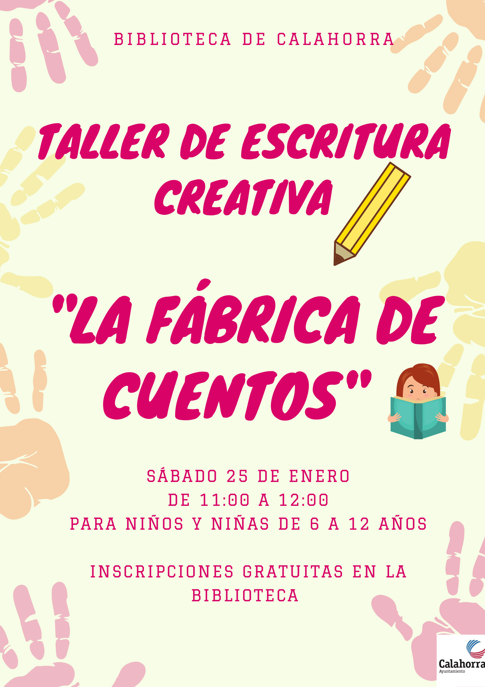Taller de escritura creativa en la biblioteca - Ayuntamiento de Calahorra