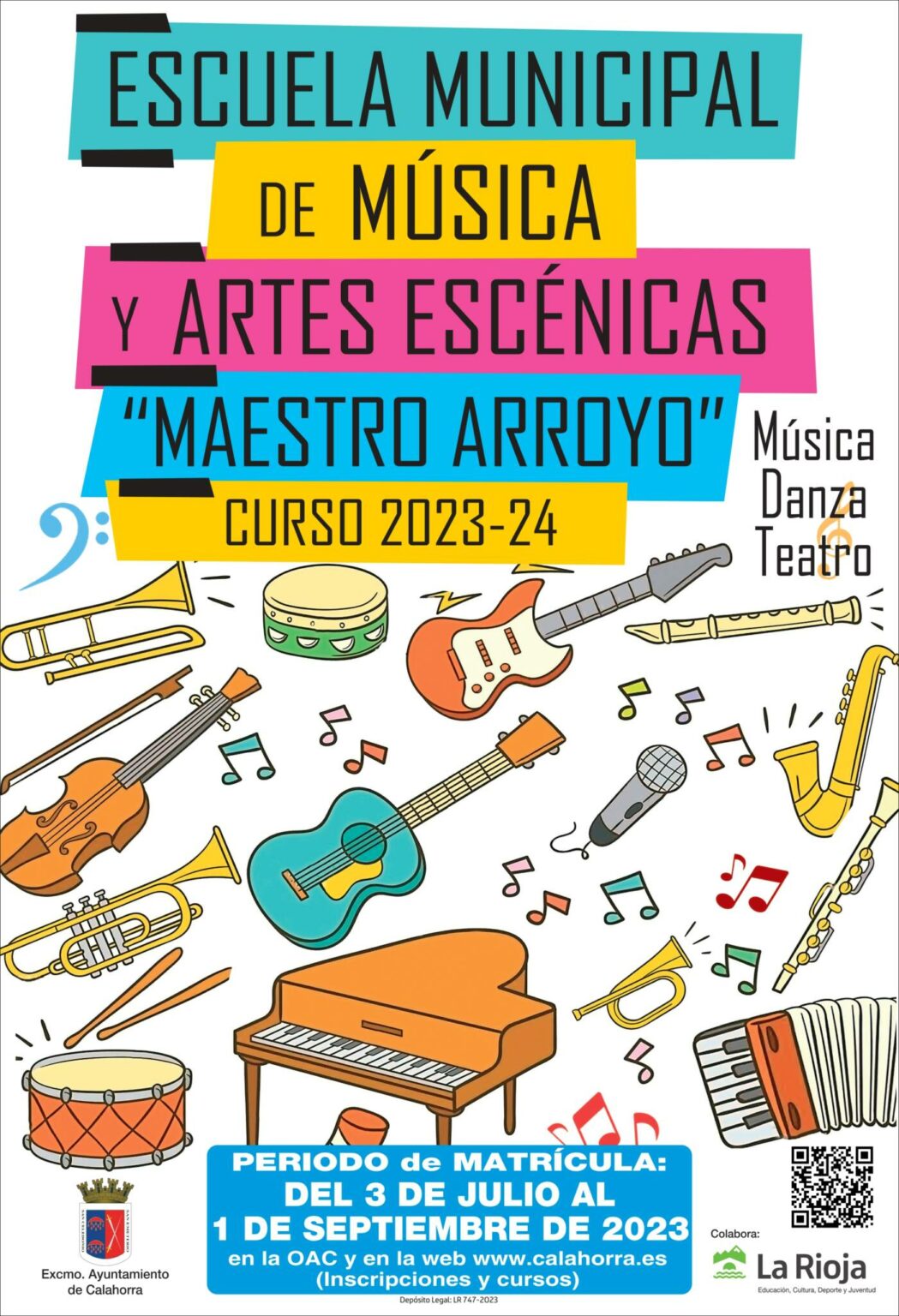 Escuela Municipal De Música Y Artes Escénicas Maestro Arroyo Abierto El Plazo De Matrícula 2350